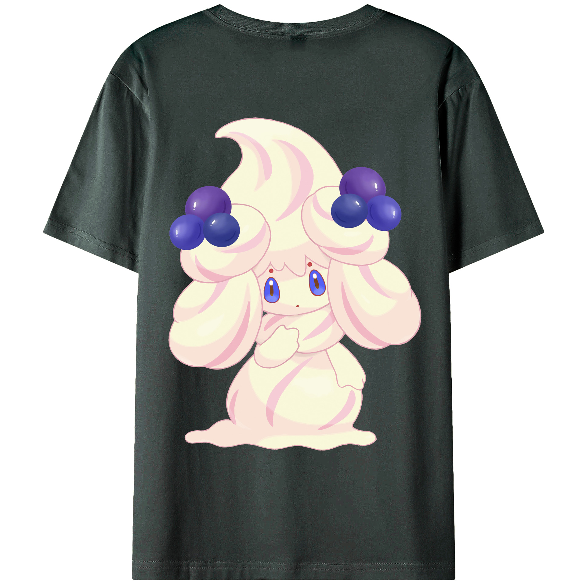 （画像用） ポケットモンスター Pokémon 綿100％ メンズ半袖Tシャツ（バックプリント） 通気性